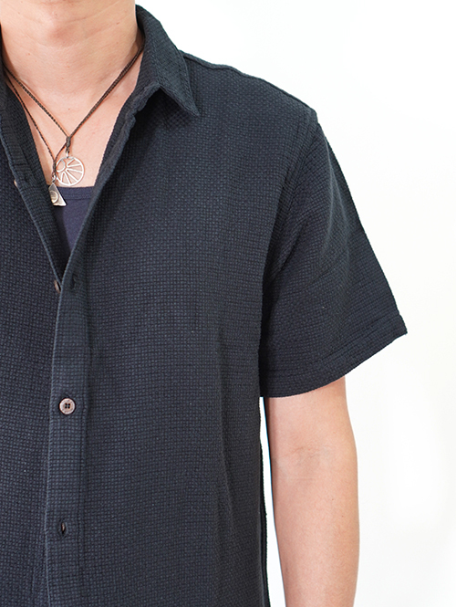 ROLLA'S  BON WEAVE SHIRT - Washed Black