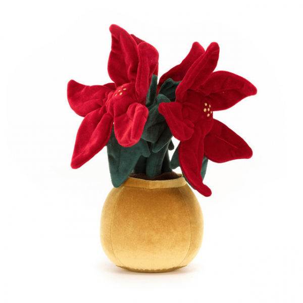 Jellycat Amuseables Poinsettia ジェリーキャット ポインセチア お花 花 縫いぐるみ 花の縫いぐるみ A1PONS 植木 鉢植え ぬいぐるみ