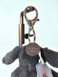 Jellycat ジェリーキャット Bashful Bunny Bag Charm Inky うさぎ　チャーム　キーホルダー(BB4IBCN)