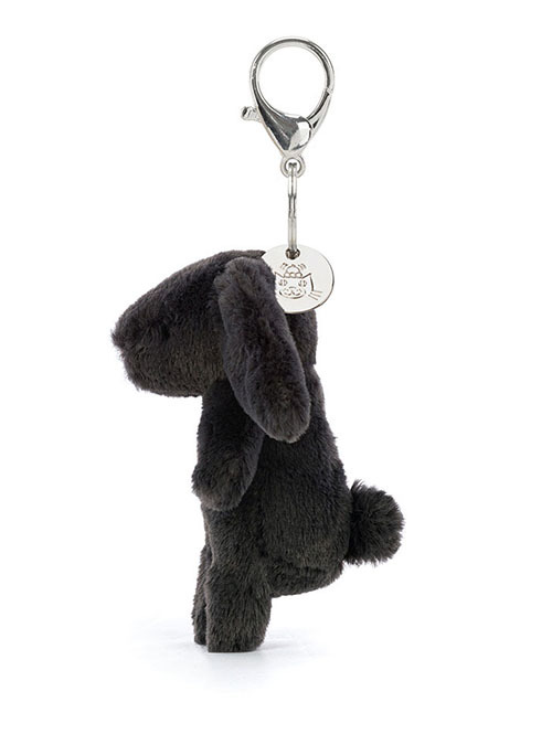 Jellycat ジェリーキャット Bashful Bunny Bag Charm Inky うさぎ　チャーム　キーホルダー(BB4IBCN)