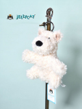 Munro Scottie Dog Bag Charm　AC4F4BC スコッティドッグ　白い犬　チャーム　キーホルダー