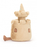 Jellycat Amuseables Sandcastle ジェリーキャット　お城のぬいぐるみ　砂のお城　城　ビーチ　サンドキャッスル