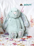 Jellycat ジェリーキャット Medium  Blossom Sage Bunny 花柄　うさぎ　セージ　