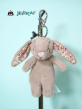 Jellycat Blossom  Beige Bunny Bag Charm バックチャーム　うさぎ　ベージュ　キーホルダー