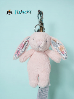 Jellycat ジェリーキャット Blossom Blush Bunny Bag Charm うさぎ　チャーム　キーホルダー（BL4BLBC)