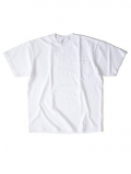 LOS ANGELES APPAREL 6.5oz ヘビーウエイト ポケットTシャツ - White 再入荷