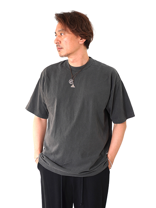 LOS ANGELES APPAREL 6.5oz ヘビーウエイト Tシャツ - Vintage Black