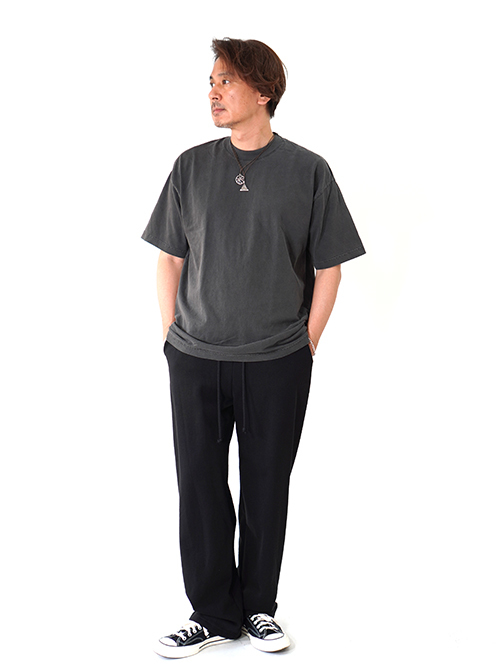LOS ANGELES APPAREL 6.5oz ヘビーウエイト Tシャツ - Vintage Black
