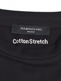 HAMAKI-HO　Cotton Stretch Tee Black