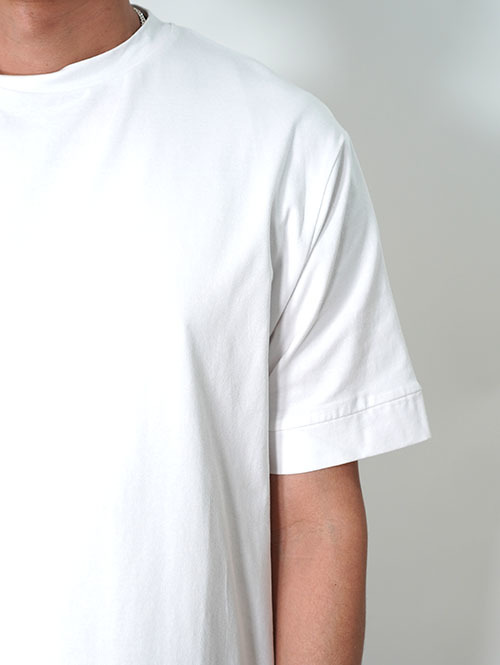 HAMAKI-HO　Cotton Stretch Tee White