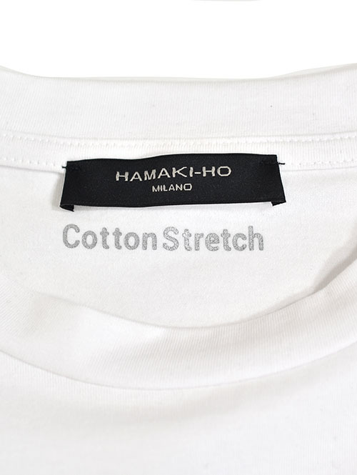 HAMAKI-HO　Cotton Stretch Tee White