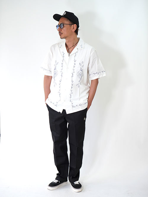 Zaneribe ゼインローブ Vine Holiday SS Shirt White