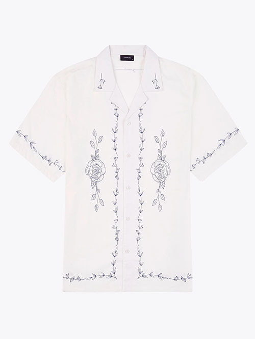 Zaneribe ゼインローブ Vine Holiday SS Shirt White