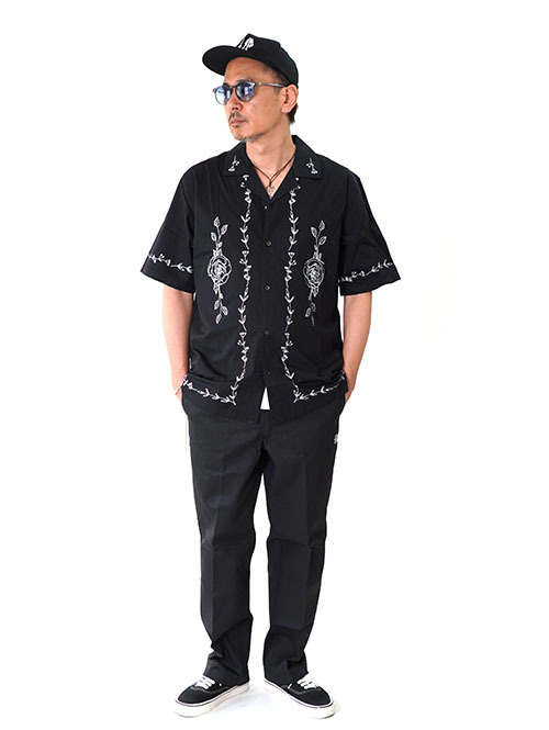 Zaneribe ゼインローブ Vine Holiday SS Shirt Black