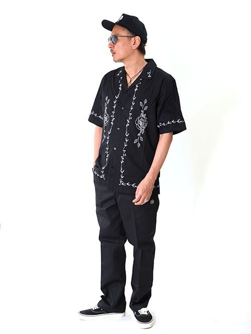 Zaneribe ゼインローブ Vine Holiday SS Shirt Black