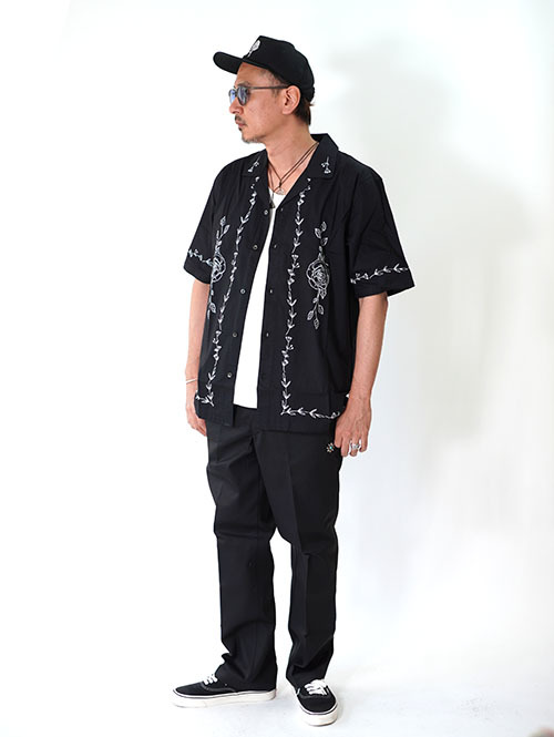 Zaneribe ゼインローブ Vine Holiday SS Shirt Black