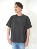 GOAT 7oz PIGMENT DYE SHORT SLEEVE TEE - Jet Black