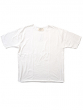 Grab in hollywood Heavy Weight Relax Fit All Cut Tee - White