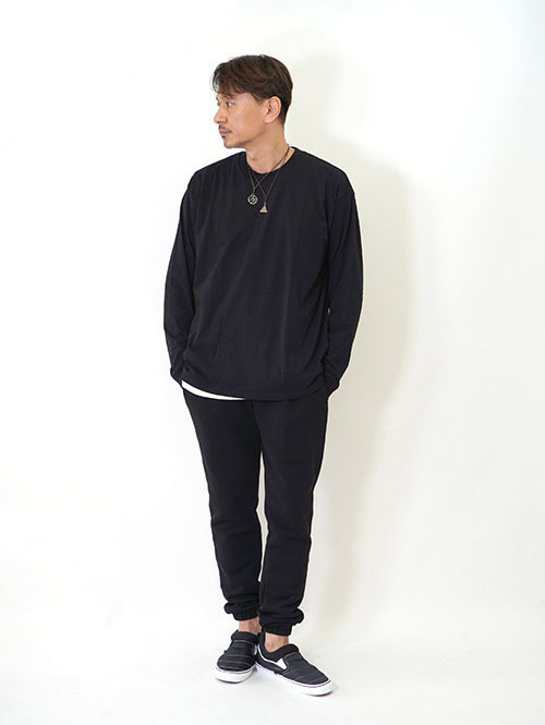 GOAT（ゴート）7oz Long Sleeve Tee - Black