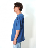 Grab in hollywood Heavy Weight Relax Fit All Cut Tee －Lt. Indigo