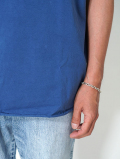 Grab in hollywood Heavy Weight Relax Fit All Cut Tee －Lt. Indigo