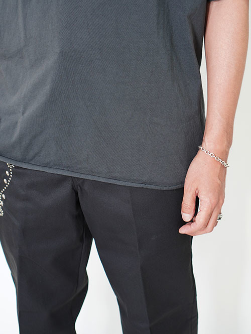 Grab in hollywood Heavy Weight Relax Fit All Cut Tee -Fade Black