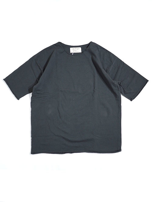 Grab in hollywood Heavy Weight Relax Fit All Cut Tee -Fade Black