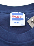 GOAT 7oz PIGMENT DYE SHORT SLEEVE TEE - Navy