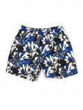 SALVAGE PUBLIC  SWIM SHORT HIBISCUS CAMO - Blue