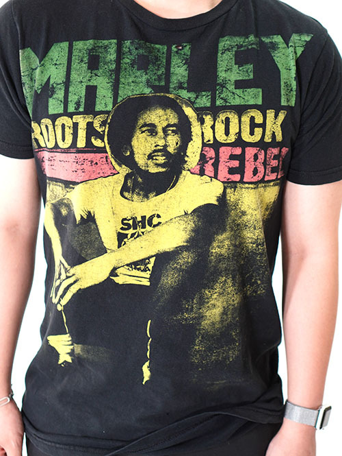 Etoffe Vintage  BOB MARLEY Tee