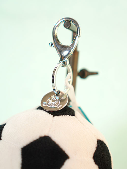 Jellycat  Amuseables Sports Football Bag Charm ジェリーキャット　フットボール　サッカーボール　チャーム　キーホルダー　