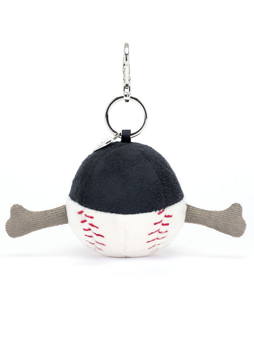 Jellycat　Amuseables Sports Baseball Bag Charm　ベースボール　バッグチャーム　野球　野球のボール　チャーム　キーホルダー　