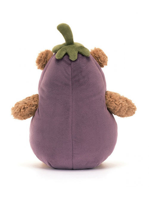 Jellycat Bartholomew Bear Aubergine　ジェリーキャット　ナス　ナスの服を着たクマ　なすのくま　なす　くまのぬいぐるみ