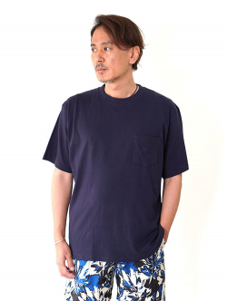 JAMES AFTER BEACH CLUB   Holiday ポケットTシャツ - Navy