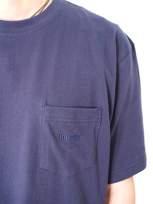 JAMES AFTER BEACH CLUB   Holiday ポケットTシャツ - Navy