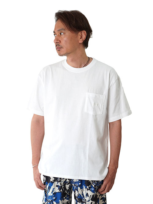 JAMES AFTER BEACH CLUB   Holiday ポケットTシャツ - White