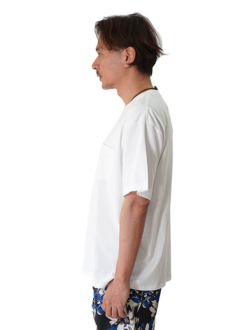 JAMES AFTER BEACH CLUB   Holiday ポケットTシャツ - White