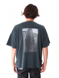 REMI RELIEF HARD SP加工20/-天竺 PHOTO TEE-Vintage Black