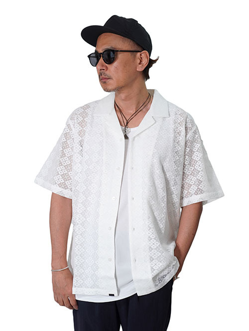 ZANEROBE（ゼインローブ） Lace Holiday SS Shirt White