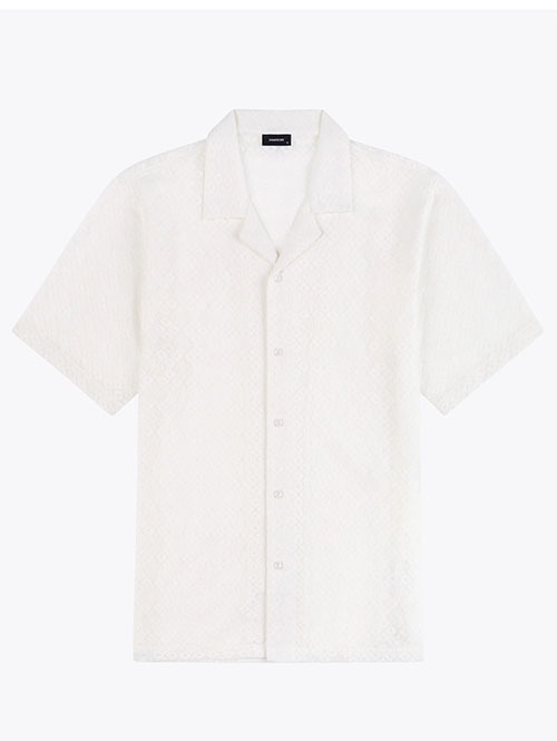 ZANEROBE（ゼインローブ） Lace Holiday SS Shirt White