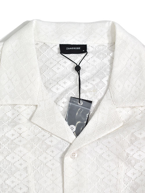 ZANEROBE（ゼインローブ） Lace Holiday SS Shirt White