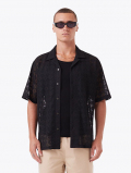 ZANEROBE（ゼインローブ） Lace Holiday SS Shirt Black