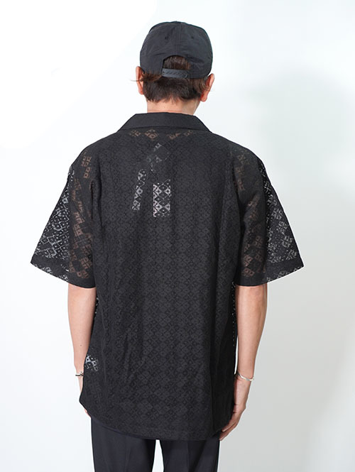 ZANEROBE（ゼインローブ） Lace Holiday SS Shirt Black