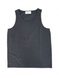 GRAB IN HOLLYWOOD  Heavy Weight Relax Fit Tank Top - Fade Black