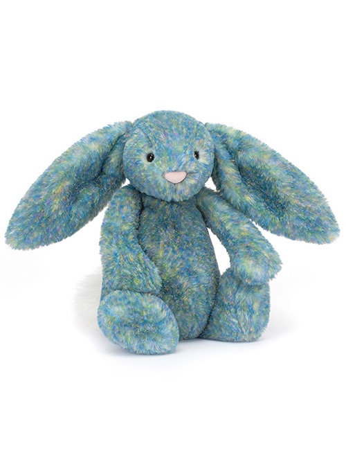 31cm/original【25周年記念ラベル】Jellycat Bashful Luxe Bunny Azure Original　BAS3AZU　ｼﾞｪﾘｰｷｬｯﾄ　アズレオリジナル　青いウサギ　