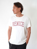 REMI RELIEF HARD SP加工20/-天竺 VENICE TEE White