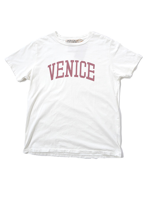 REMI RELIEF HARD SP加工20/-天竺 VENICE TEE White