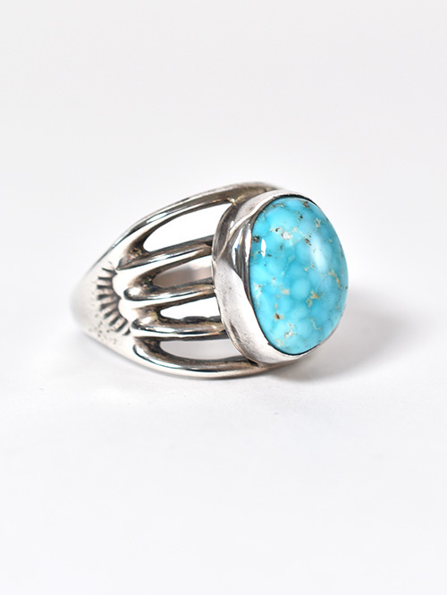 Navajo F.L.Begay Turquoise Ring 