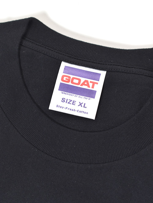 GOAT 7oz SHORT SLEEVE BOX TEE (9015) - Black