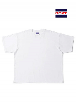 GOAT 7oz SHORT SLEEVE BOX TEE (9015) - White